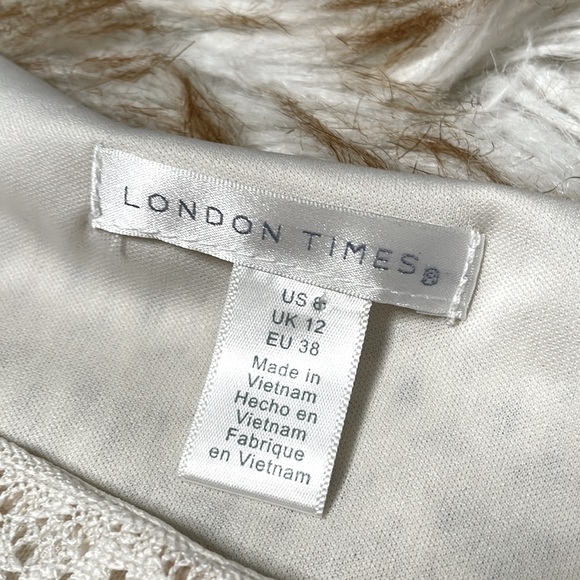 London Times lace popover sheath dress - Picture 9 of 9